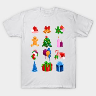 Christmas icons T-Shirt